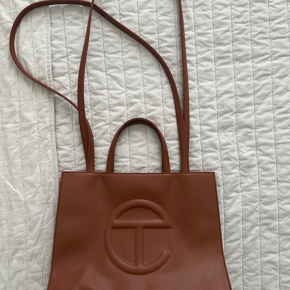 Telfar Medium Tan Shopping Bag